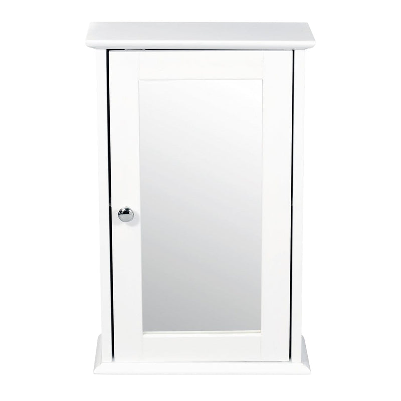 LPD Bathroom Cabinet Alaska Wall Cabinet With Mirror White Bed Kings