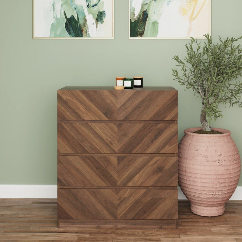 GFW Bedroom Set Catania 3 Piece Bedroom Set Walnut GFW Bed Kings