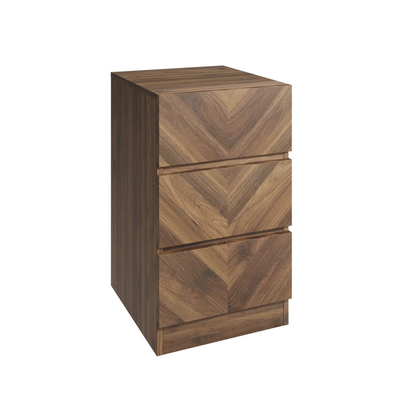 GFW Bedroom Set Catania 3 Piece Bedroom Set Walnut GFW Bed Kings