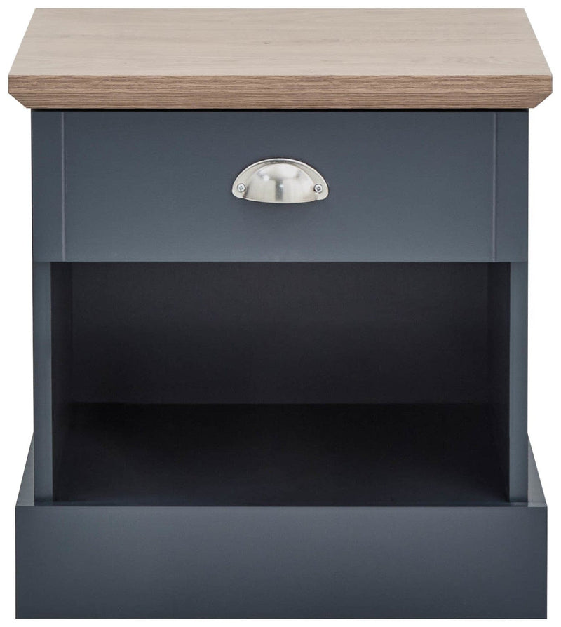 GFW Bedroom Set Kendal 3 Piece Bedroom Set - Slate Blue Bed Kings
