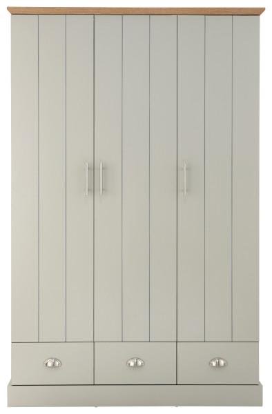 GFW Bedroom Set Kendal 4 Piece Bedroom Set - Grey Bed Kings