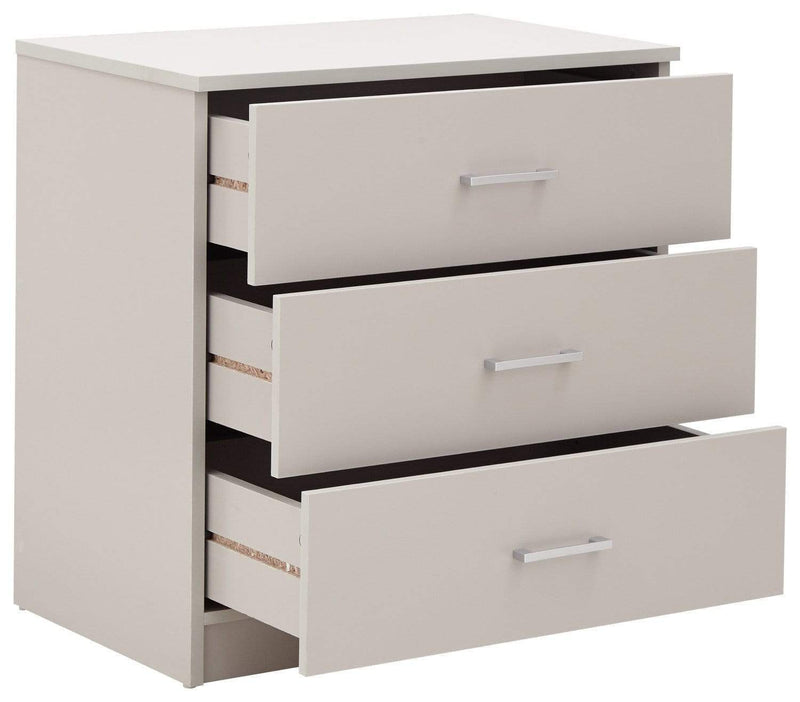 GFW Bedroom Set Panama 3Pce Set Grey Bed Kings