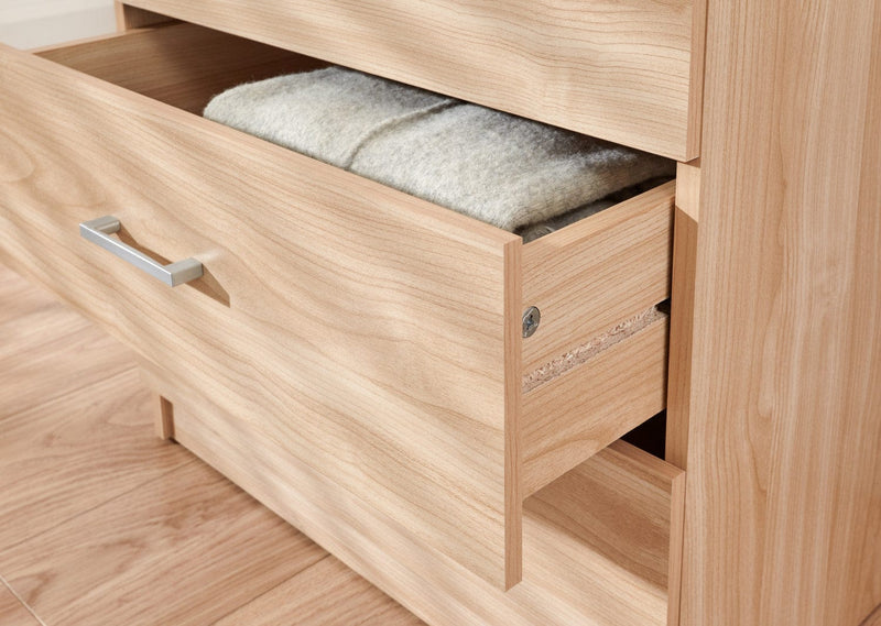 GFW Bedroom Set Panama 3Pce Set Oak Bed Kings