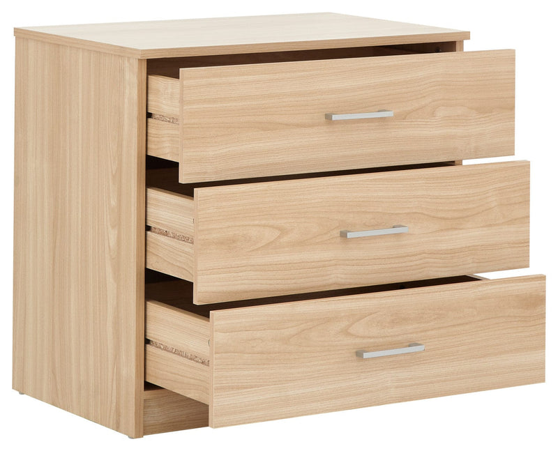 GFW Bedroom Set Panama 3Pce Set Oak Bed Kings