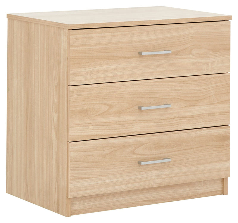 GFW Bedroom Set Panama 3Pce Set Oak Bed Kings
