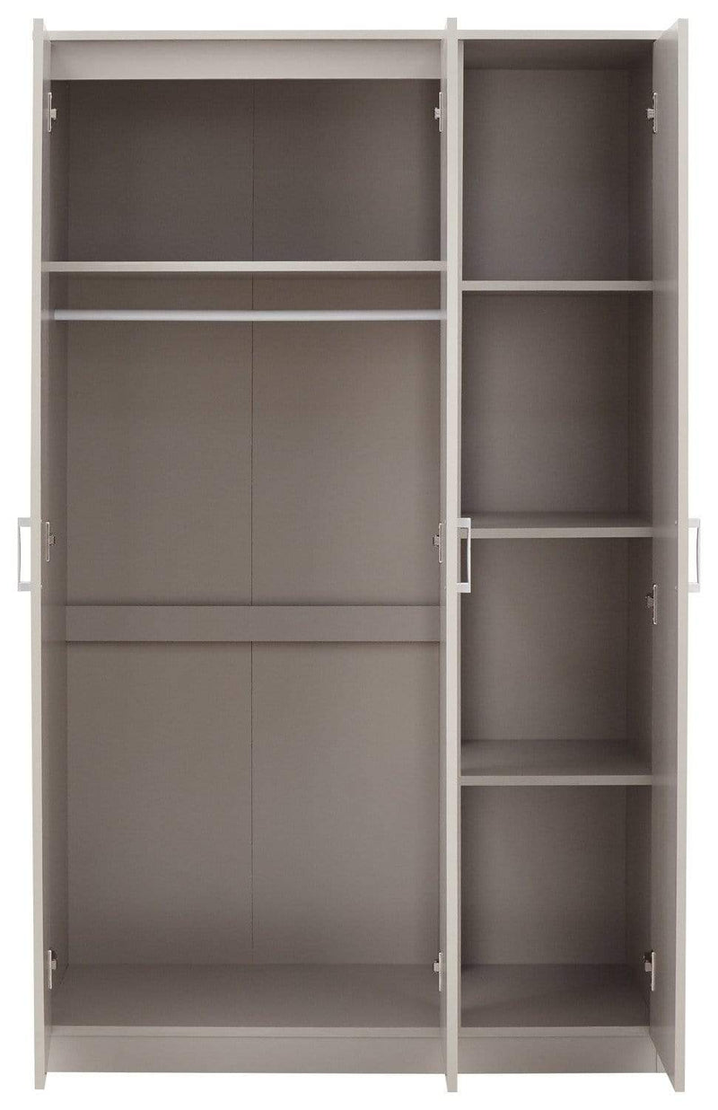 GFW Bedroom Set Panama 4Pce Set Grey Bed Kings