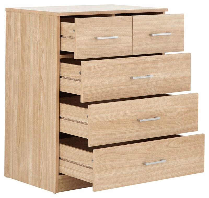 GFW Bedroom Set Panama 4Pce Set Oak Bed Kings
