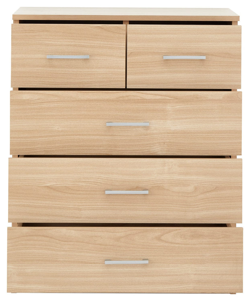 GFW Bedroom Set Panama 4Pce Set Oak Bed Kings