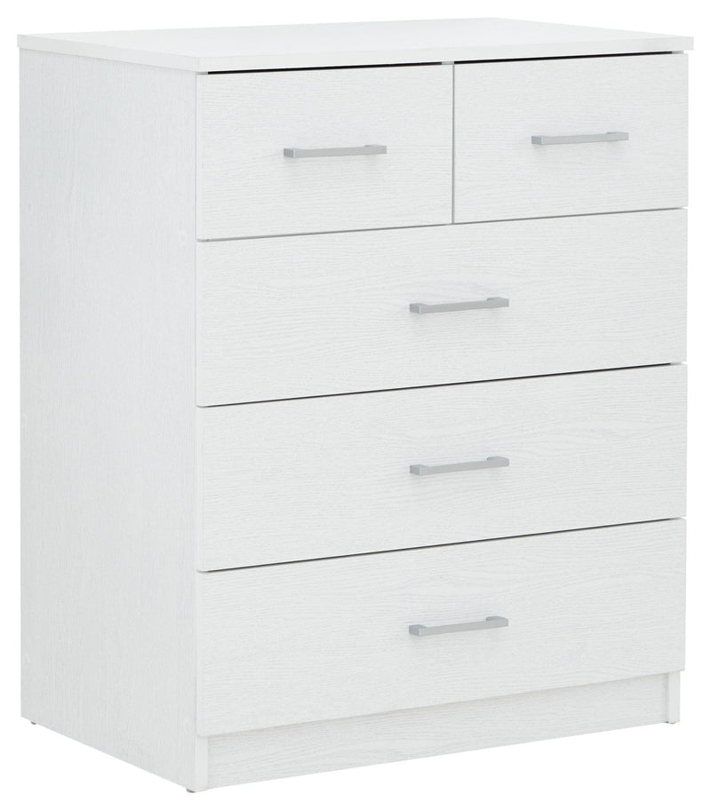 GFW Bedroom Set Panama 4Pce Set White Bed Kings