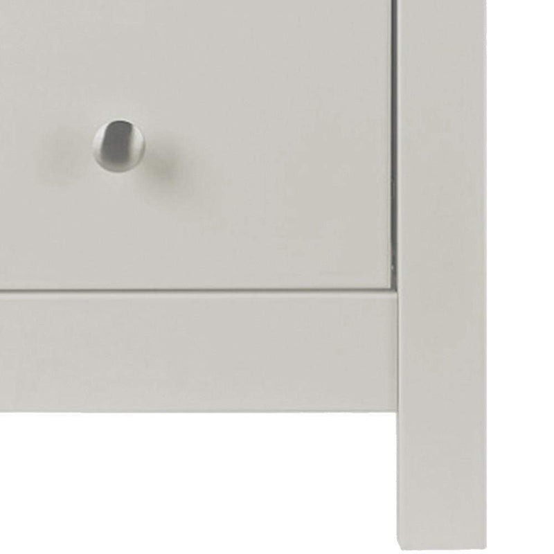 FTG Bedside Cabinet Florence 3 Drawer Bedside Cabinet Grey Bed Kings