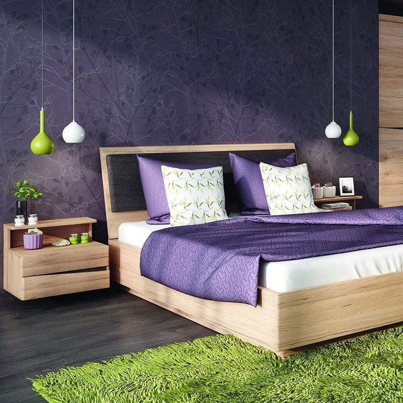 FTG Bedside Cabinet Kensington 2 Drawer Bedside Cabinet RH Drawer (wall fixing) Bed Kings