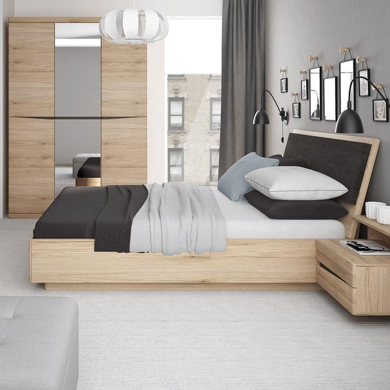 FTG Bedside Cabinet Kensington 2 Drawer Bedside Cabinet RH Drawer (wall fixing) Bed Kings