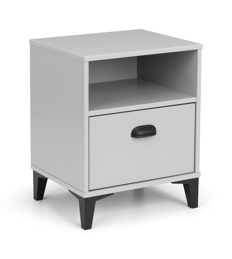 Julian Bowen Bedside Cabinet Lakers Locker 1 Drawer Bedside Bed Kings