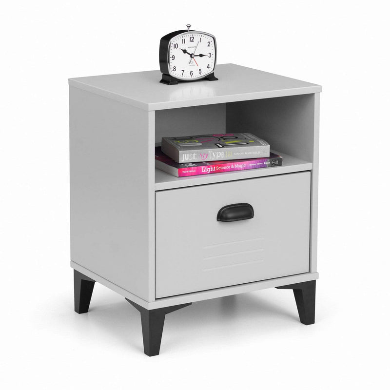 Julian Bowen Bedside Cabinet Lakers Locker 1 Drawer Bedside Bed Kings