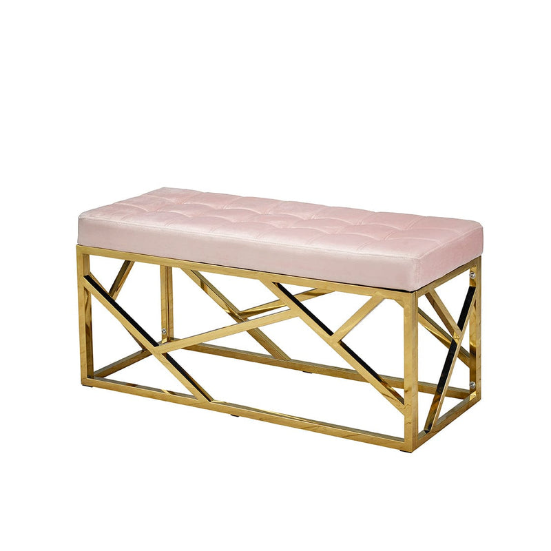 LPD Bench Renata Bench Pink Bed Kings