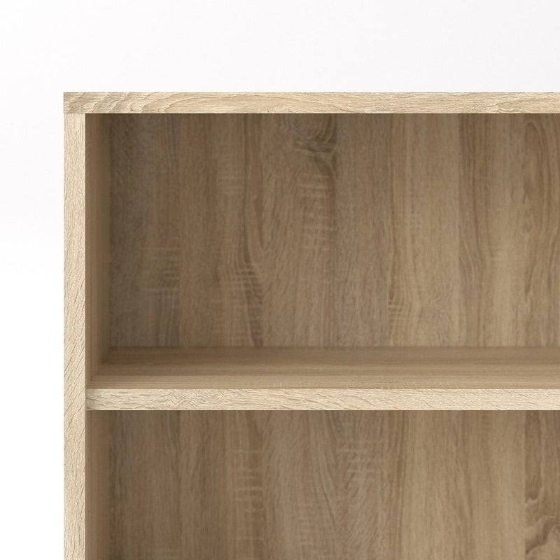 FTG Bookcase Prima Bookcase 2 Shelves in Oak Bed Kings