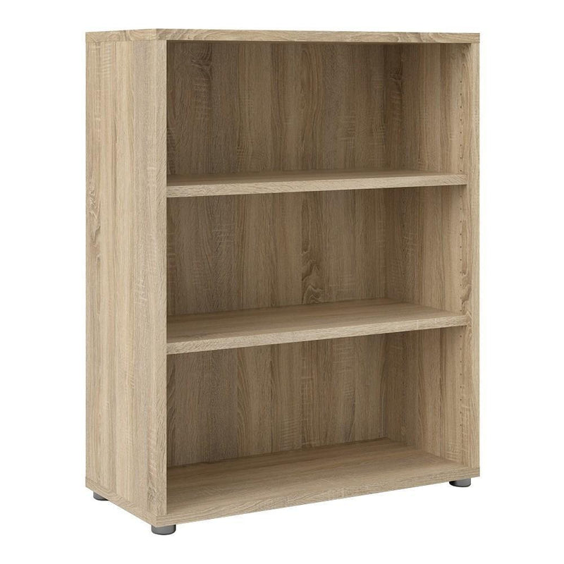 FTG Bookcase Prima Bookcase 2 Shelves in Oak Bed Kings