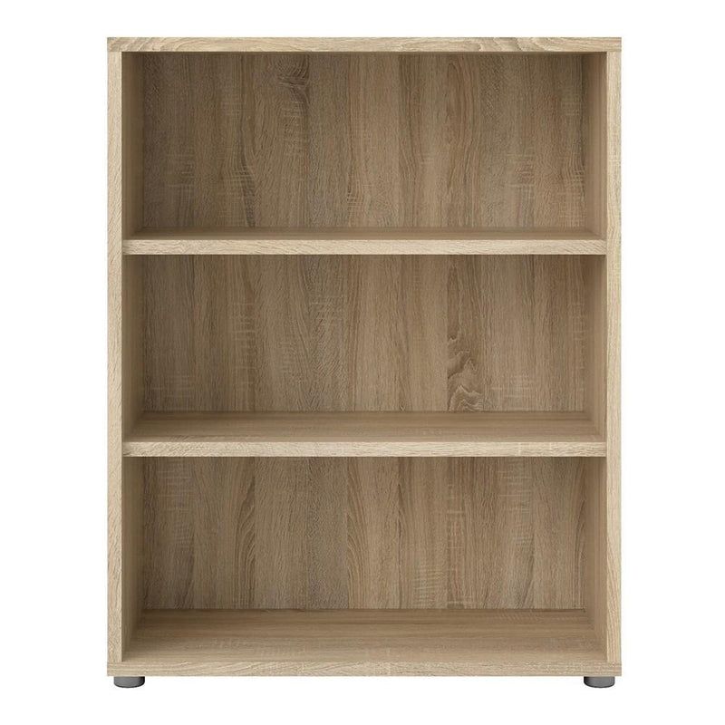 FTG Bookcase Prima Bookcase 2 Shelves in Oak Bed Kings