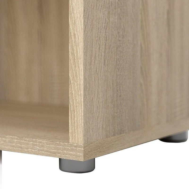 FTG Bookcase Prima Bookcase 2 Shelves in Oak Bed Kings