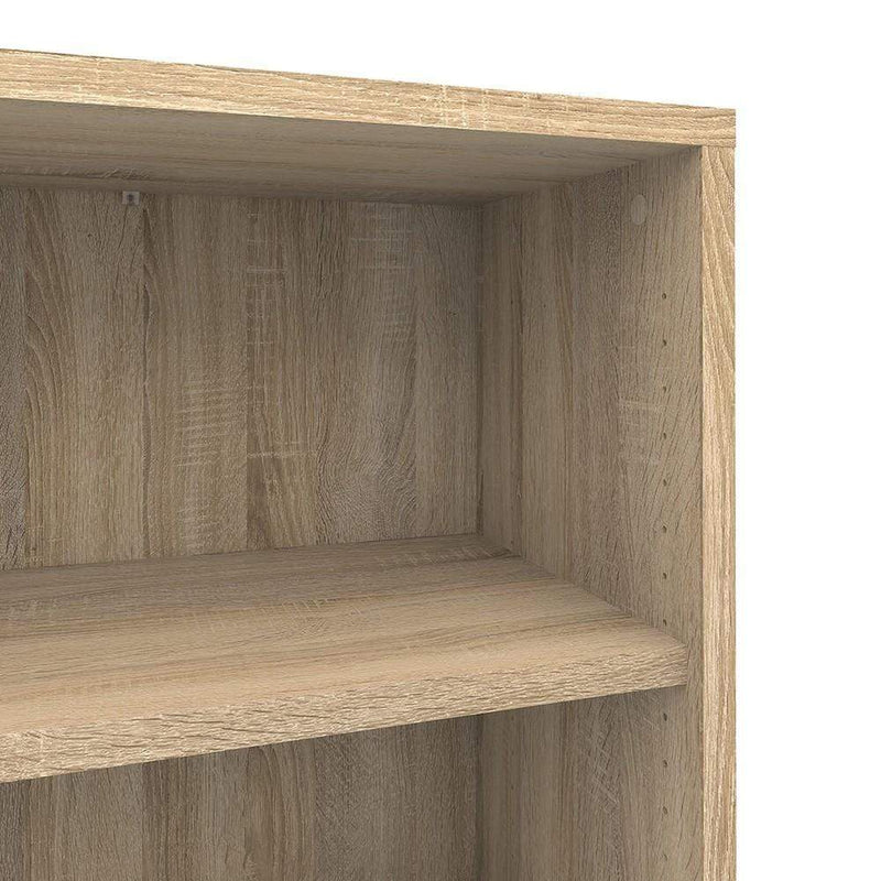 FTG Bookcase Prima Bookcase 4 Shelves in Oak Bed Kings