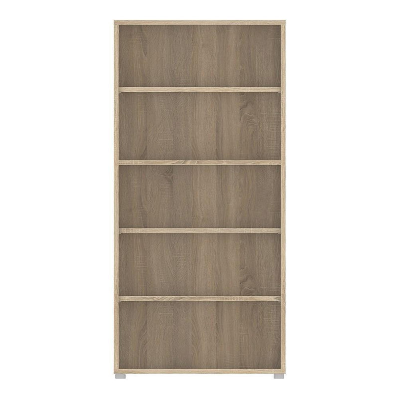FTG Bookcase Prima Bookcase 4 Shelves in Oak Bed Kings