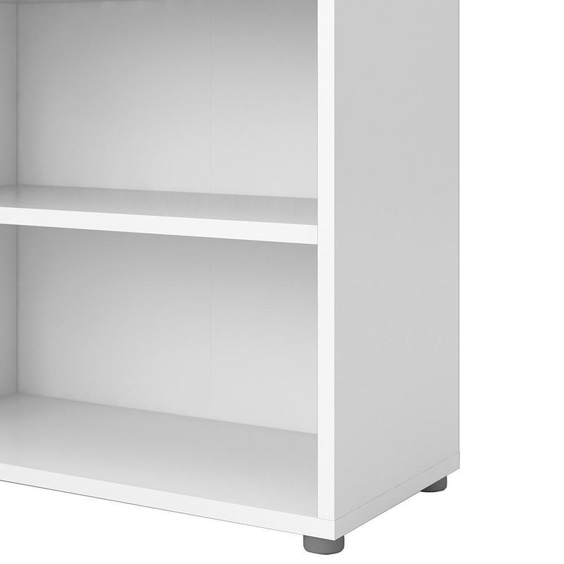 FTG Bookcase Prima Bookcase 5 Shelves in White Bed Kings