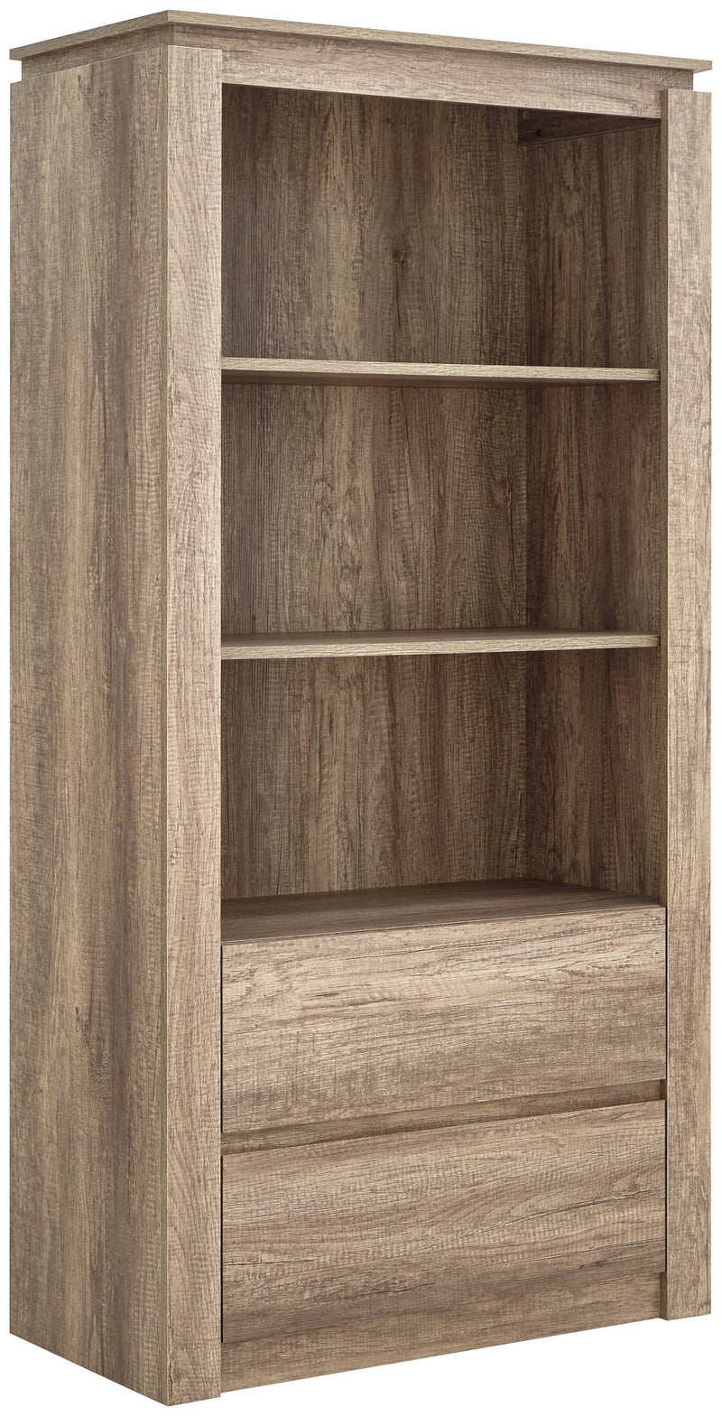 GFW Bookcase Canyon Oak Bookcase Bed Kings