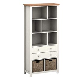 LPD Bookcase Costwold Bookcase Cream Bed Kings