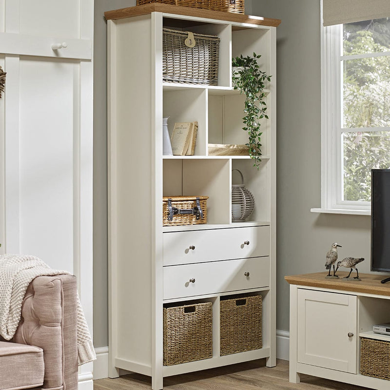 LPD Bookcase Costwold Bookcase Cream Bed Kings
