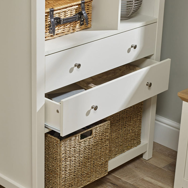 LPD Bookcase Costwold Bookcase Cream Bed Kings