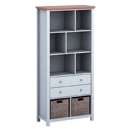 LPD Bookcase Costwold Bookcase Grey Bed Kings