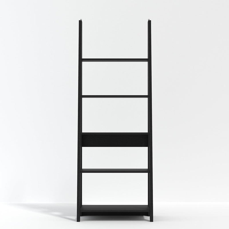 LPD Bookcase Tiva Ladder Bookcase Black Bed Kings