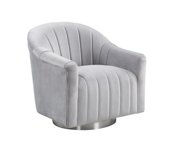 LPD Chair Tiffany Swivel Chair Silver Bed Kings