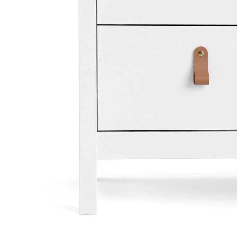 FTG Chest Of Drawers Barcelona Chest 3 Drawers In White Bed Kings