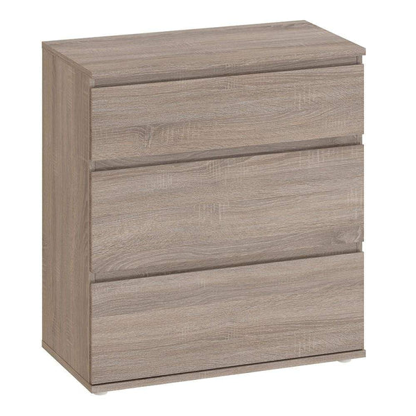 FTG Chest Of Drawers CLEARANCE Nova Chest of 3 Drawers in Truffle Oak Bed Kings