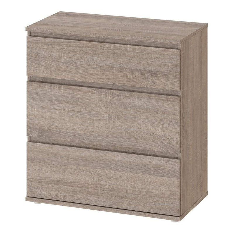 FTG Chest Of Drawers CLEARANCE Nova Chest of 3 Drawers in Truffle Oak Bed Kings