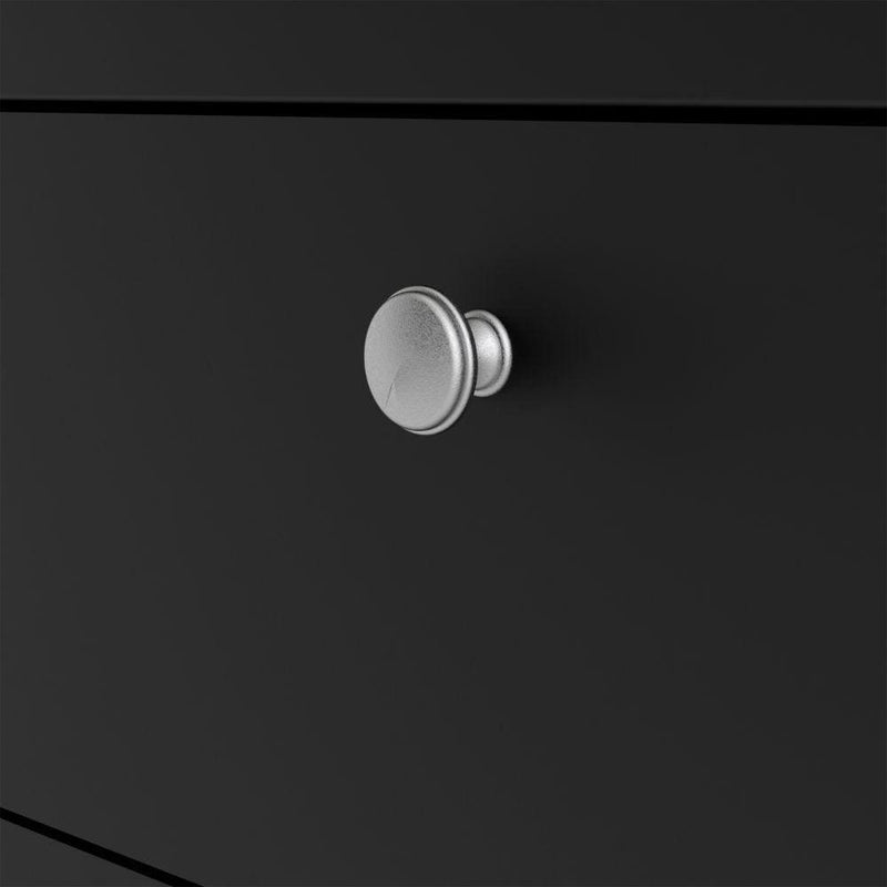 FTG Chest Of Drawers Madrid Chest 3 Drawers In Matt Black Bed Kings
