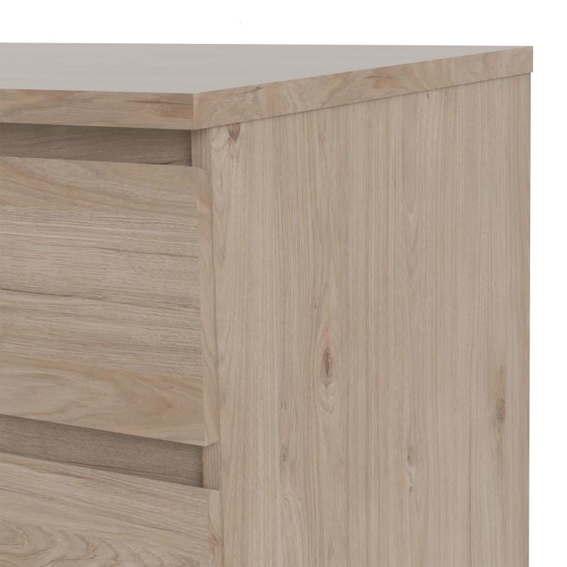 FTG Chest Of Drawers Naia Chest of 5 Drawers in Jackson Hickory Oak Bed Kings