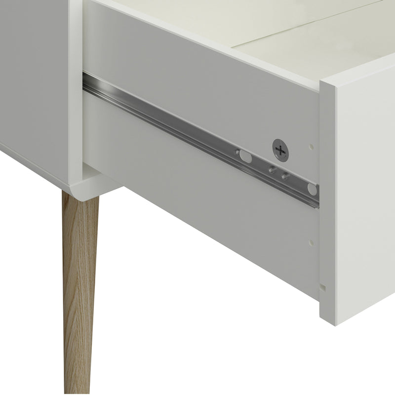 FTG Chest Of Drawers Softline 3 Drawer Wide Chest Off White Bed Kings