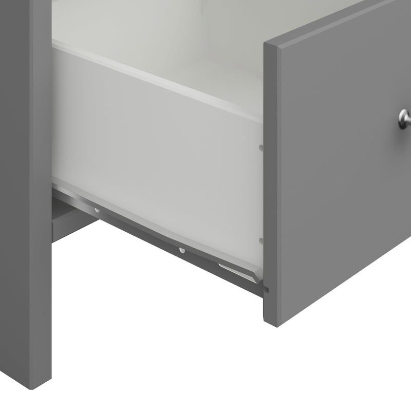 FTG Chest Of Drawers Tromso 3 + 3 Wide Chest Grey Bed Kings