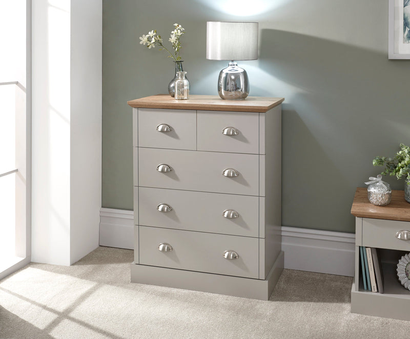 GFW Chest Of Drawers Kendal 2 + 3 Drawer Chest Bed Kings
