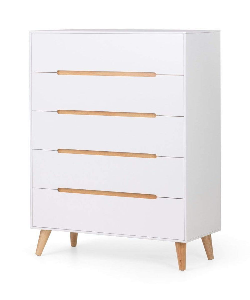Julian Bowen Chest Of Drawers Alicia 5 Drawer Chest Bed Kings