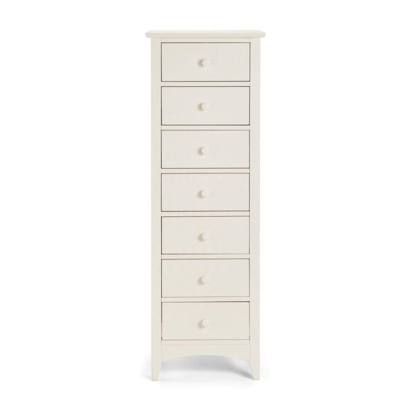 Julian Bowen Chest Of Drawers Cameo 7 Drawer Narrow Chest Bed Kings