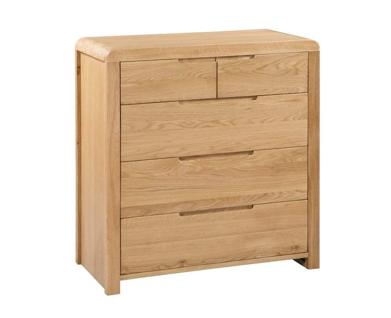 Julian Bowen Chest Of Drawers Curve 3+2 Drw Chest Bed Kings
