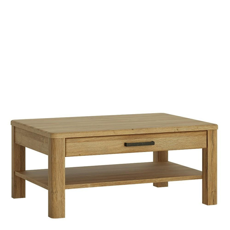 FTG Coffee Table Cortina - 1 drawer coffee table - Grandson Oak Bed Kings
