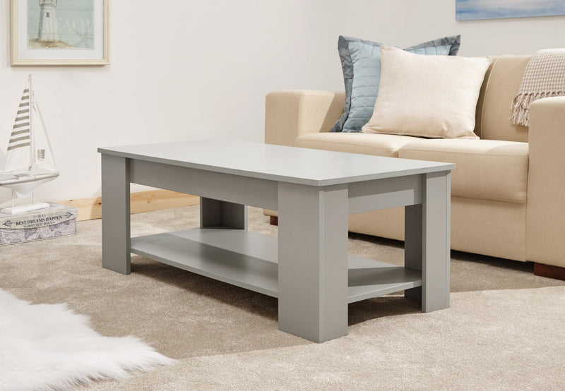 GFW Coffee Table Lift Up Coffee Table Grey Bed Kings