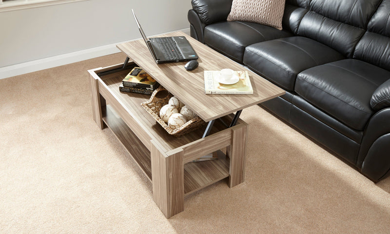 GFW Coffee Table Lift Up Coffee Table Walnut Bed Kings
