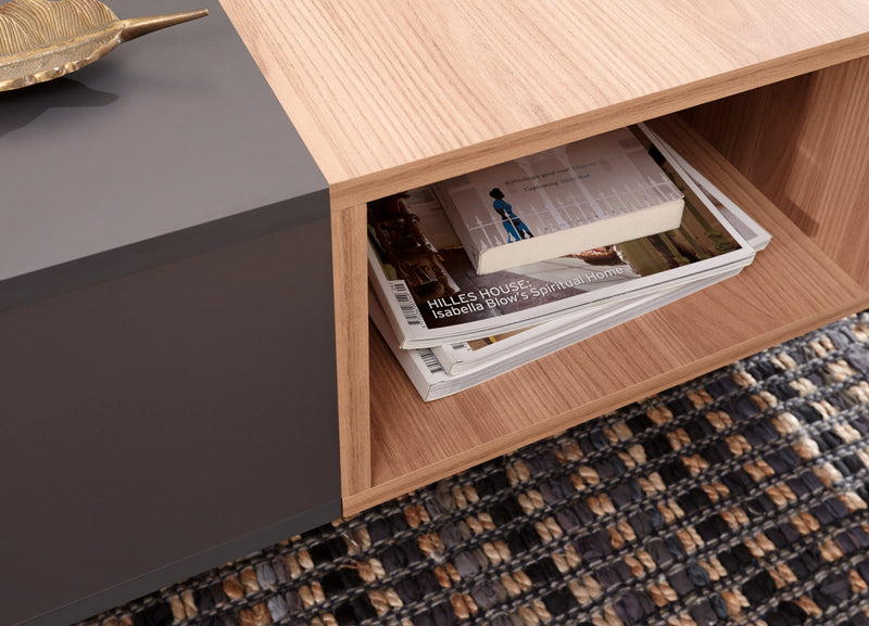 GFW Coffee Table Modena Simple Coffee Table Grey Bed Kings