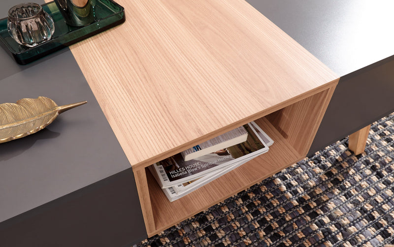 GFW Coffee Table Modena Simple Coffee Table Grey Bed Kings