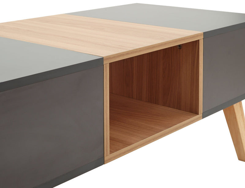 GFW Coffee Table Modena Simple Coffee Table Grey Bed Kings